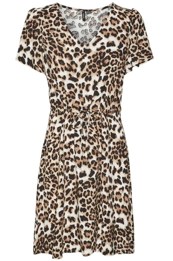 VMEASY JOY SS SHORT DRESS WVN GA 10307990 TAN/LEO